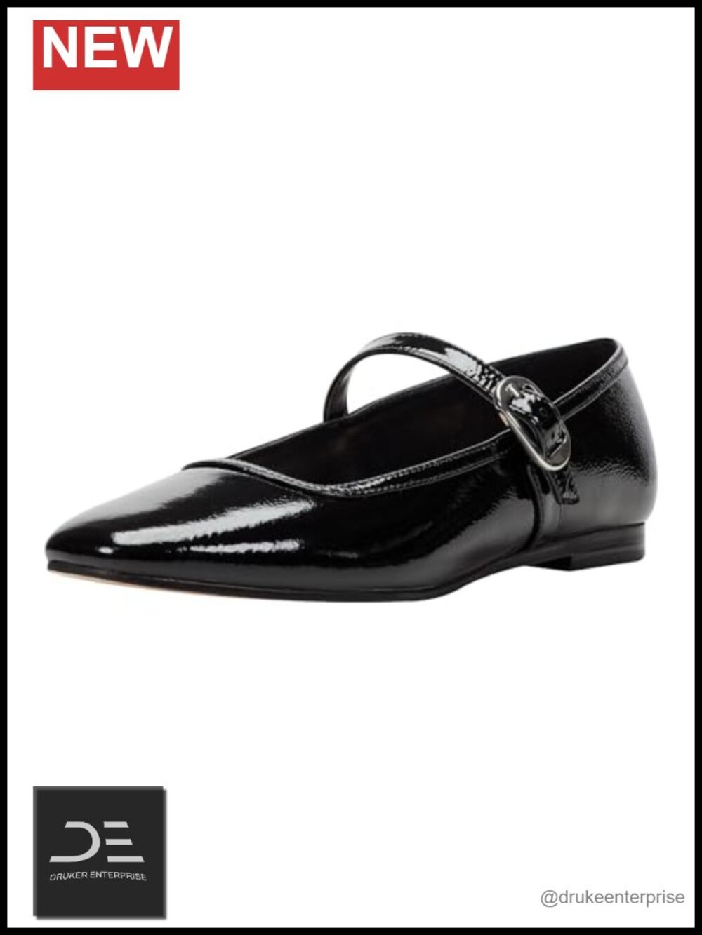 Marc Fisher LTD Women's Garissa Square Toe Mary Jane Flat Buckle Dress Shoe